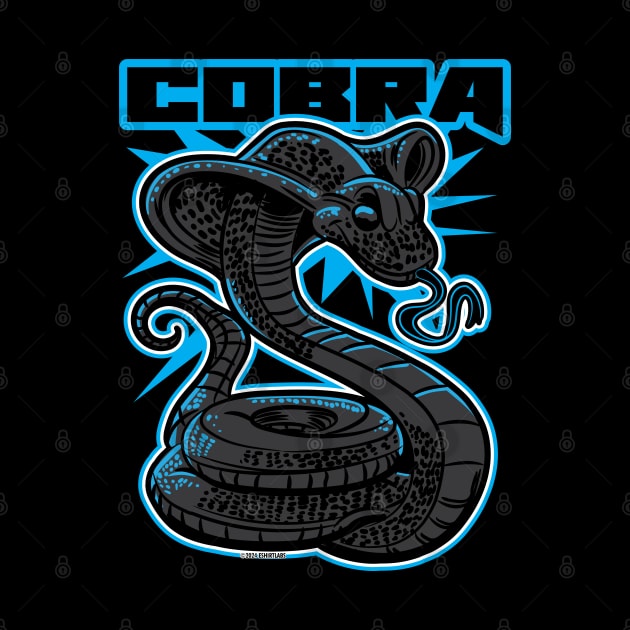 Black Cobra Strike by eShirtLabs