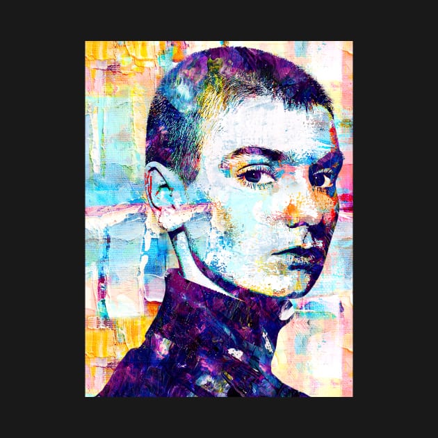 Sinead O'Connor Abstract Paintings by AnKa Art