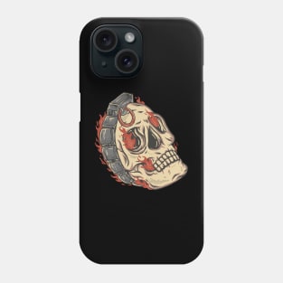 skull granade Phone Case