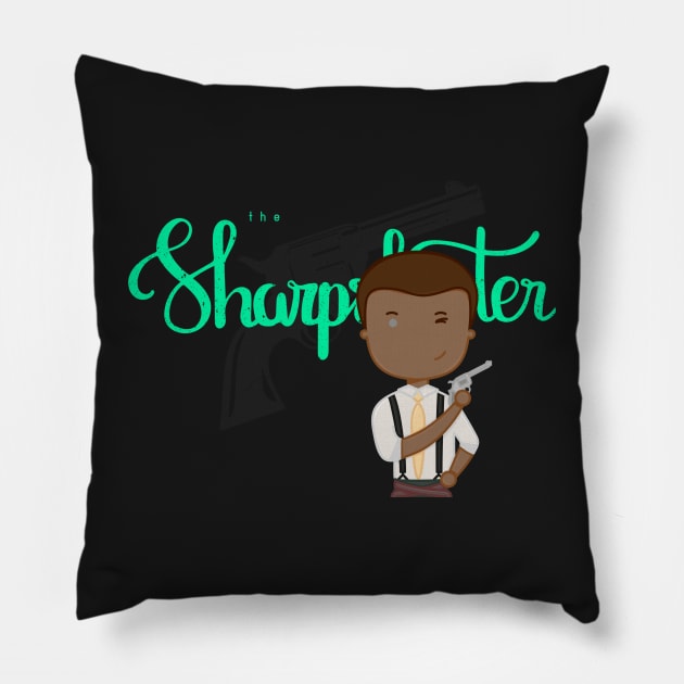 The Sharpshooter 2 Pillow by am2c