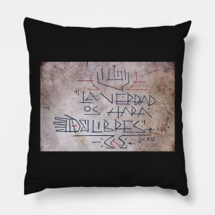 Truth will set you free Pillow