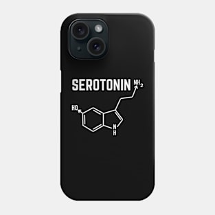 Serotonin Molecule Phone Case