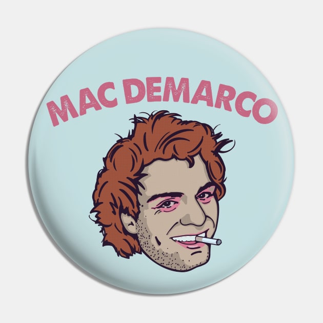 Mac DeMarco Original Illustration Design Pin by DankFutura