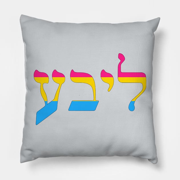 Libe - Love (Pan Pride Colors) Pillow by dikleyt