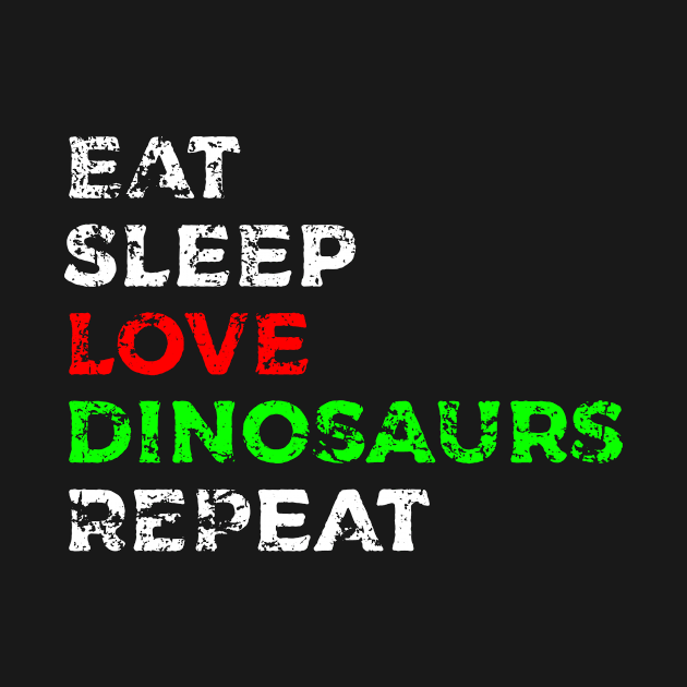 love trex, love dinosaurs, love dino by SplashDesign