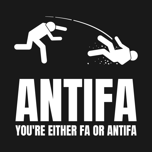 Antifa - You're Either Fa or Antifa by nathalieaynie