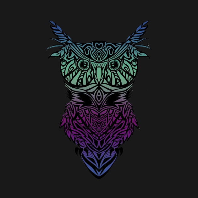 Tribal Owl by Lauren27