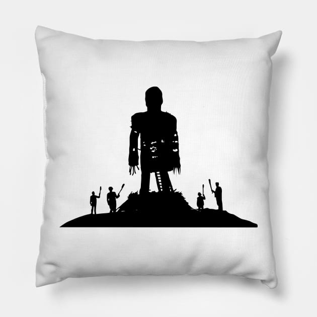 Wicker Man ritual Pillow by FutureSpaceDesigns