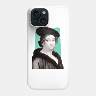 French Poet François Villon illustration Phone Case