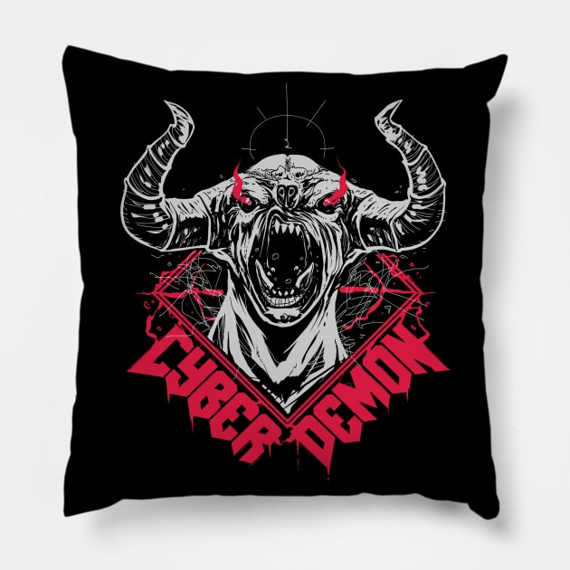 Cyberdemon Pillow by MeFO