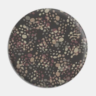 Beige Green Camouflage Pattern Pin