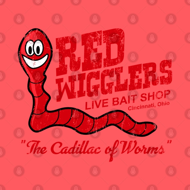 Red Wigglers from WKRP in Cincinnati, distressed by MonkeyKing