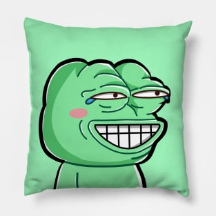 Cute Frog meme Pillow