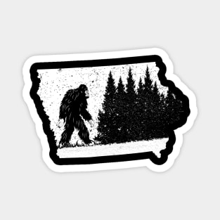 Iowa Bigfoot Magnet