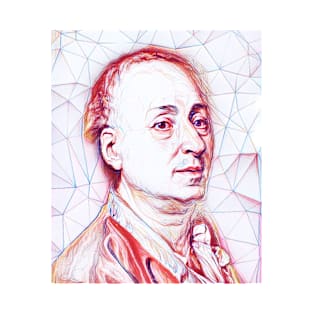 Denis Diderot Portrait | Denis Diderot Artwork | Line Art T-Shirt