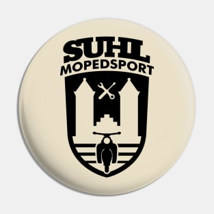 Copy of Suhl Mopedsport with Simson Star / Sperber / Habicht v.2 (black) Pin