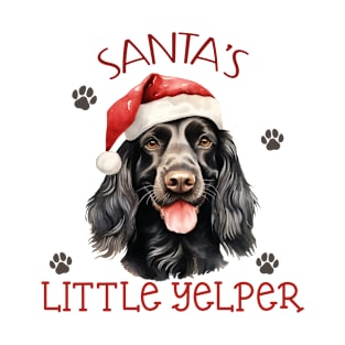 Santa's Little Yelper English Cocker Spaniel T-Shirt