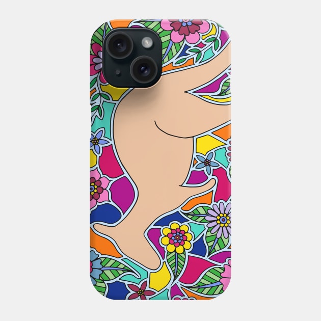 Mosaic Kangaroo Phone Case by HLeslie Design