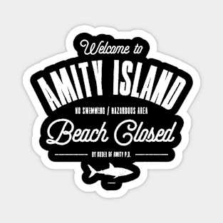 Jaws - Welcome To Amity Island Magnet