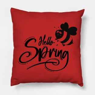 hello spring Pillow