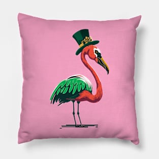 Lucky Flamingo Pillow