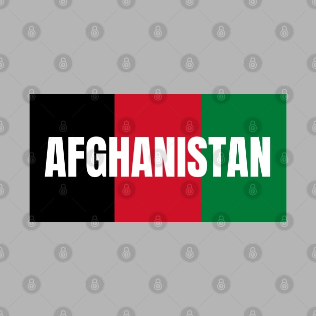 Afghanistan Flag Colors by aybe7elf