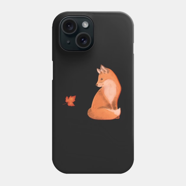 Autumn Fox Phone Case by ColorsHappiness