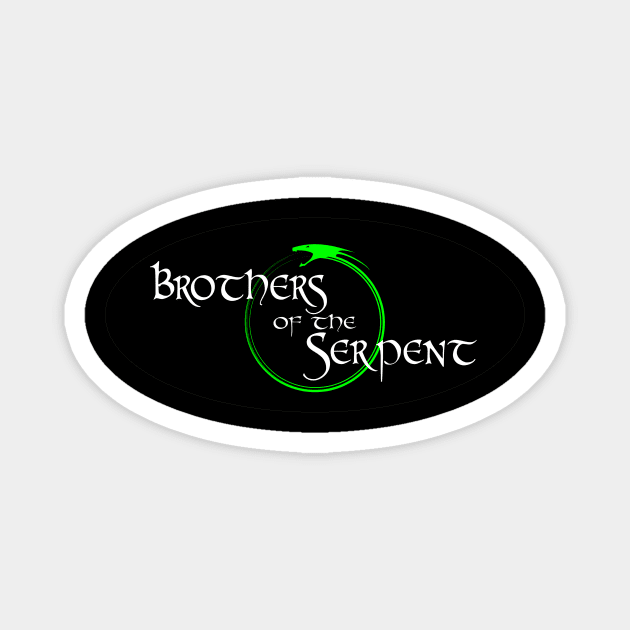 Brothers of the Serpent - Stickers, Magnets Magnet by Brothers of the Serpent Podcast