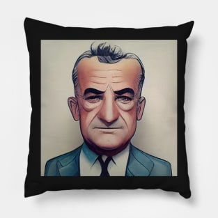 Lyndon B. Johnson | Comics Style Pillow