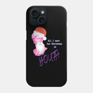 all i want for christmas is vaporwave Phone Case