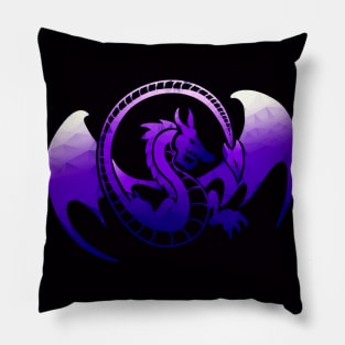 Purple Dragon Pillow