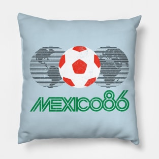 Mexico 86 - vintage logo Pillow