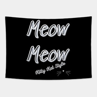 Meow Meow Cat Class Tapestry