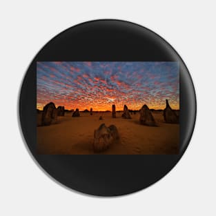 Pinnacles sunrise Pin