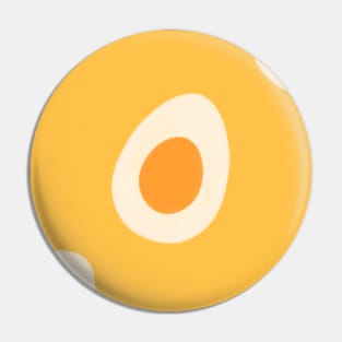 Yellow Egg Pattern Pin