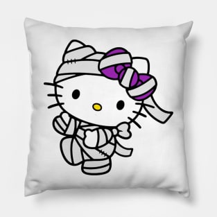 Halloween Mummy Kitty Pillow