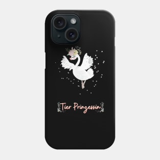 Schwan Tanz Tier Prinzessin Blumen Süß Phone Case