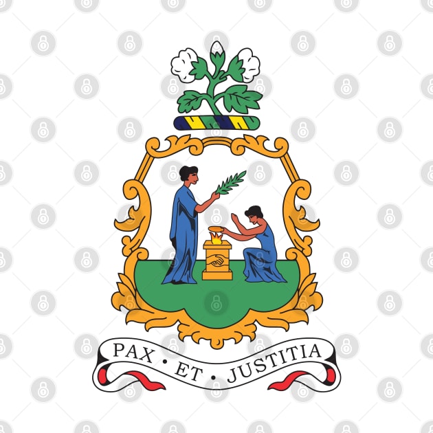 St Vincent and the Grenadines Coat of Arms by IslandConcepts