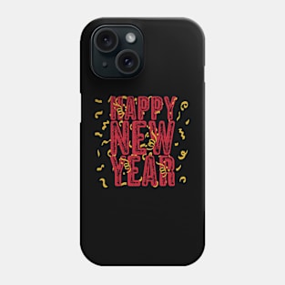 Happy New Year - Distressed Text Phone Case