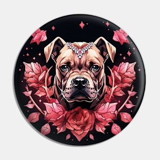 Gem Staffy Pin