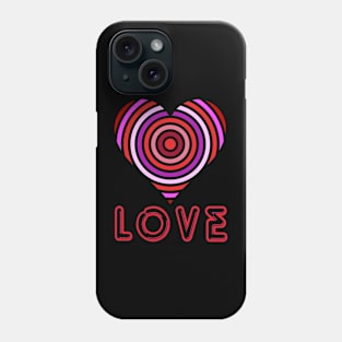 Love Heart,  Beautiful Heart Design That Really Looks Great Phone Case