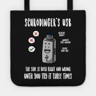 Schrödinger's USB Tote