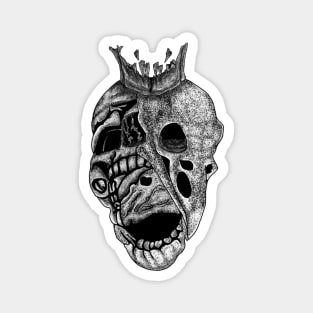 Skeleton artwork Magnet