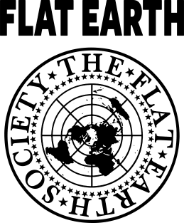 FLAT EARTH SHIRT, FLAT EARTH SOCIETY T-SHIRT, FLAT EARTHER Magnet