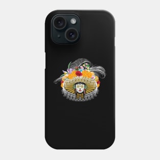 Catrina olive hat Phone Case