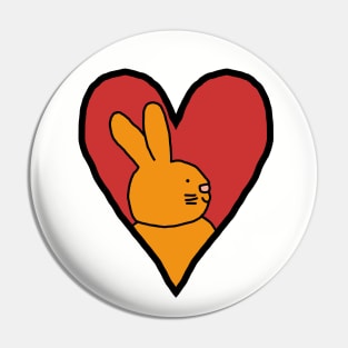 My Easter Bunny Valentine Pin