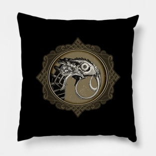 Dark Fantasy Victorian Monster Skull Pillow