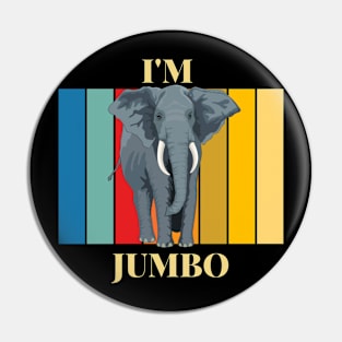 Jumbo Inspired design Pin