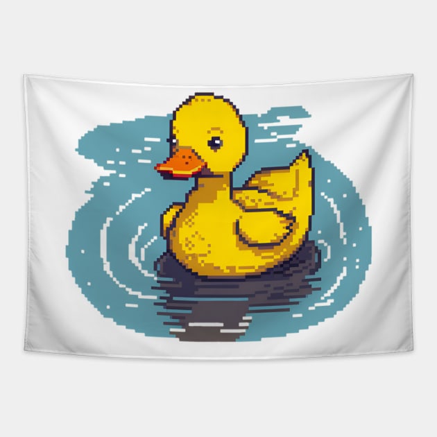 Yellow Duck Tapestry by Jackson Williams