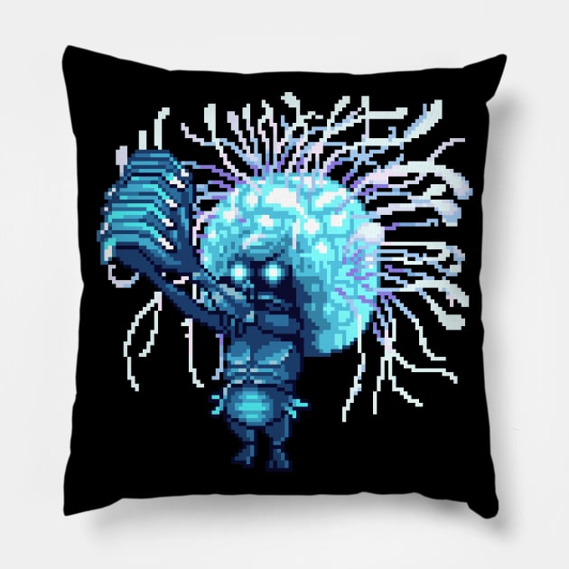 Celestial-Emissary Pillow by patackart